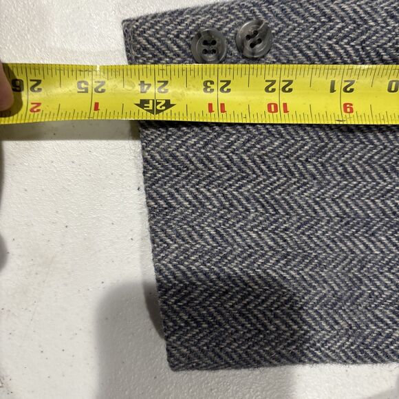Donegal Mist Men's Sport Coat 42L Handwoven Cashmere Mohair Wool Herringbone - Picture 13 of 16